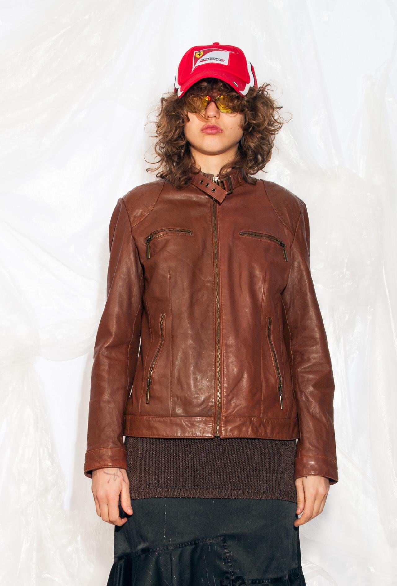 Early 2000s Leather Jacket - Etsy