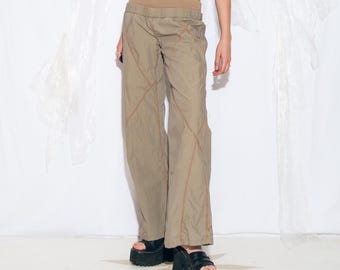 Y2K 2000s Low Rise Cargo Pants With Embroidery - Etsy