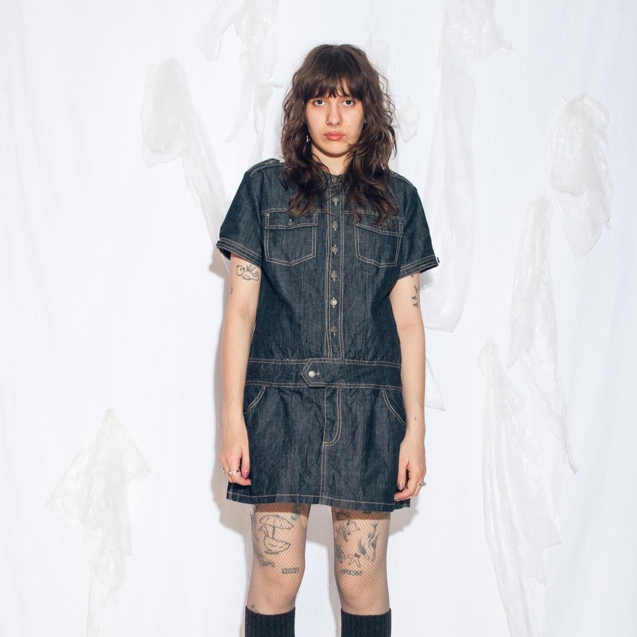 Y2k Denim Dress - Etsy Canada