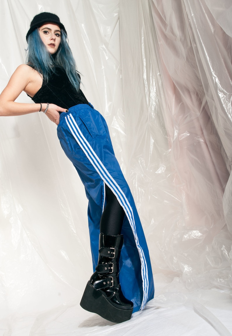 adidas tracksuit bottoms with zip legs