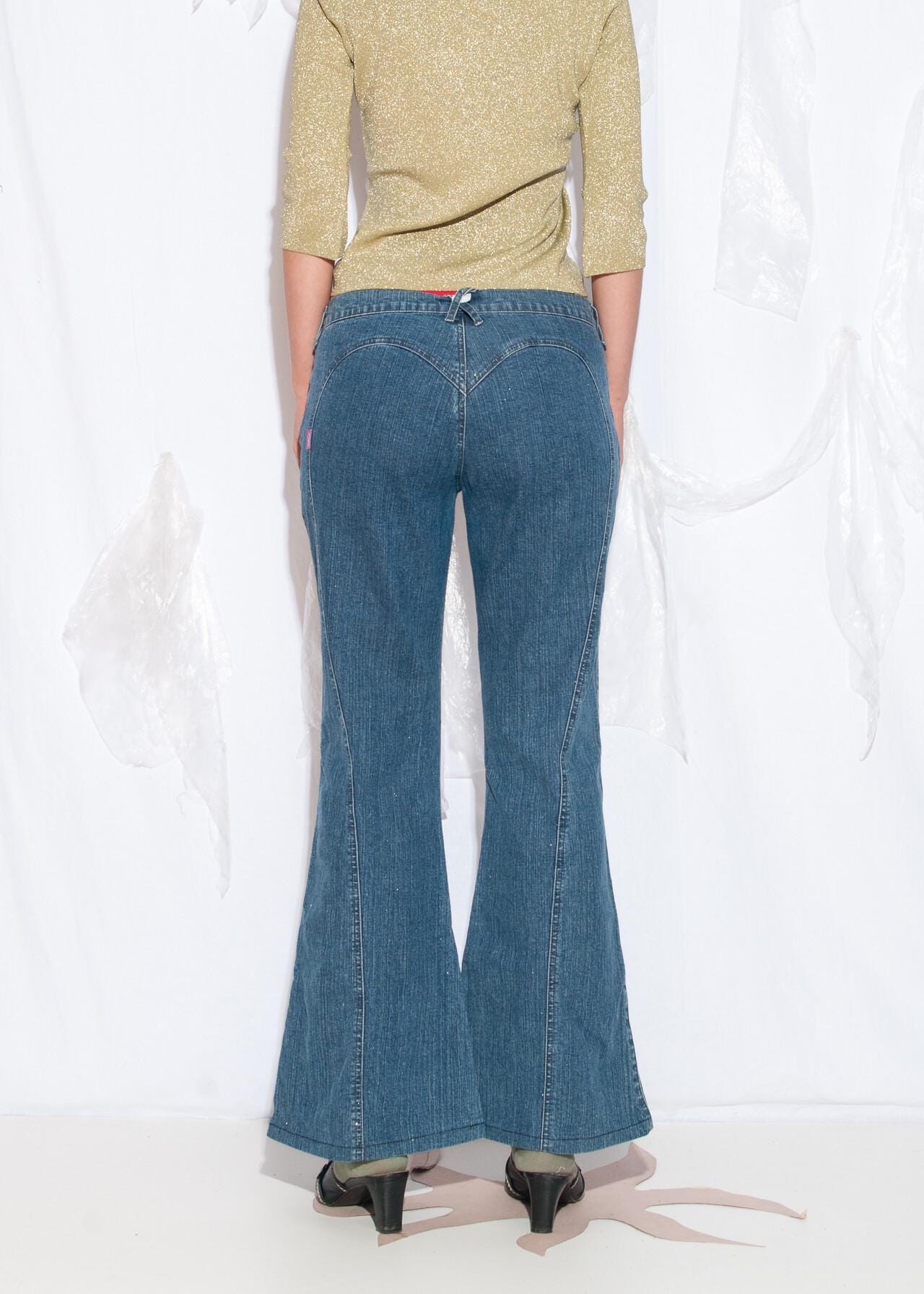 Y2k Style Jeans - Etsy