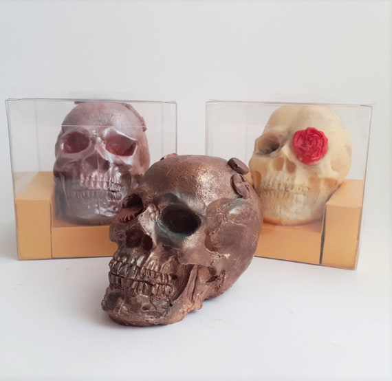 Solid Chocolate Skull - Etsy