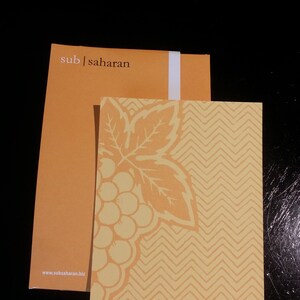 MankaGifts Khanga Diseño Tarjetas y Sobres - Gracias - Asante