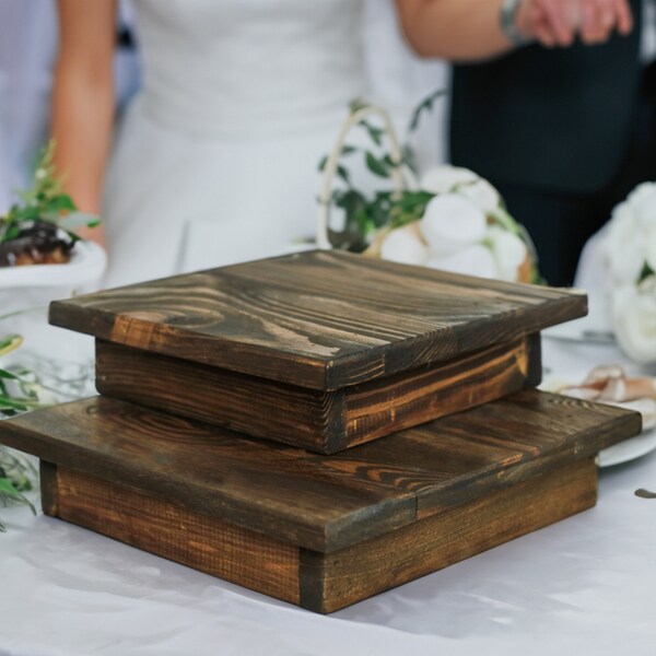Wood Cake Stand - Etsy