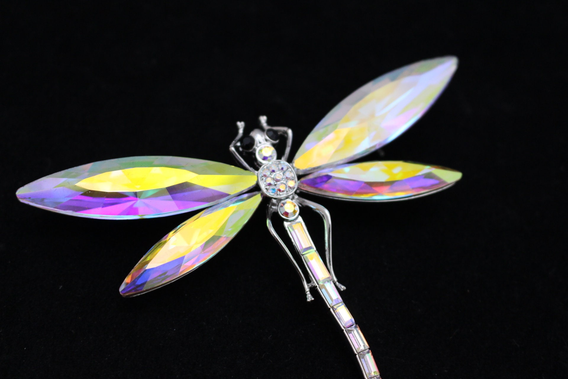 【保存状態良好】Butler&Wilson 【Dragonfly】 Huge, Butler and Wilson Dragonfly Brooch - Etsy Canada