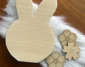 Pascua, kit de Pascua, recorte de madera, kit de Pascua de madera, kit de madera, decoración de Pascua,