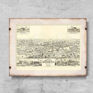 Longwood Florida Retro Poster, Retro Wanddekoration, Longwood Florida Karte Print #119