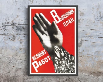 Kommunistische Plakate Etsy