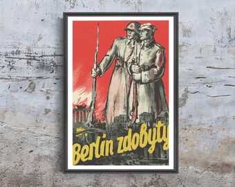 Gray And Yellow Pattern #1211 Vintage Print Vintage Art Statue of Liberty Russian Theme The American Democracy Soviet Propaganda Poster