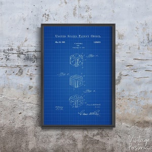 Póster retro de Mitchell con patente de Estados Unidos, decoración de pared, impresiones de patentes de música, boceto para colgar en la pared n.° 993