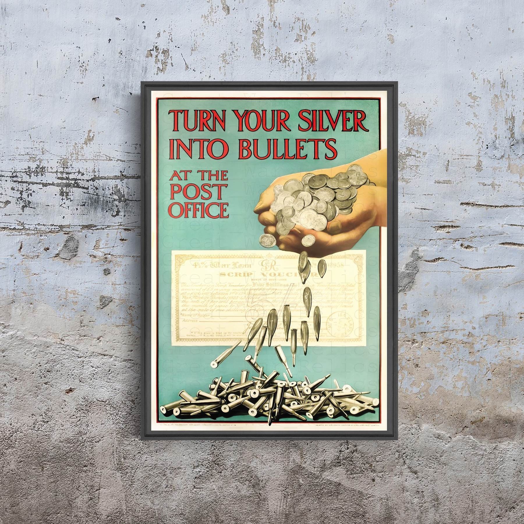 Turn Your Silver Into War Bonds Poster Print | Etsy