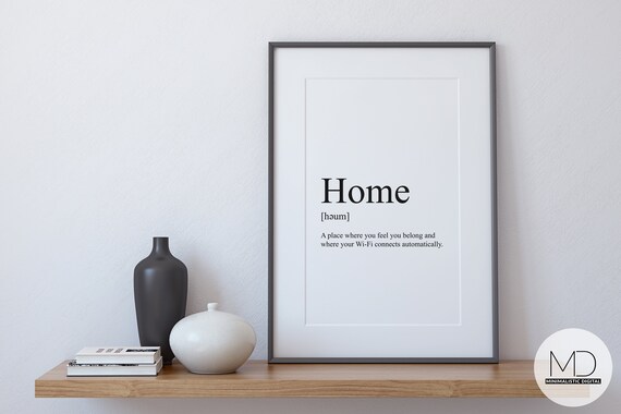 Home Definition Print Modern Decor Decoration Ireland - Home Decoration Definition Home Definition Print Modern Decor Decoration Ireland - Home Decoration Definition