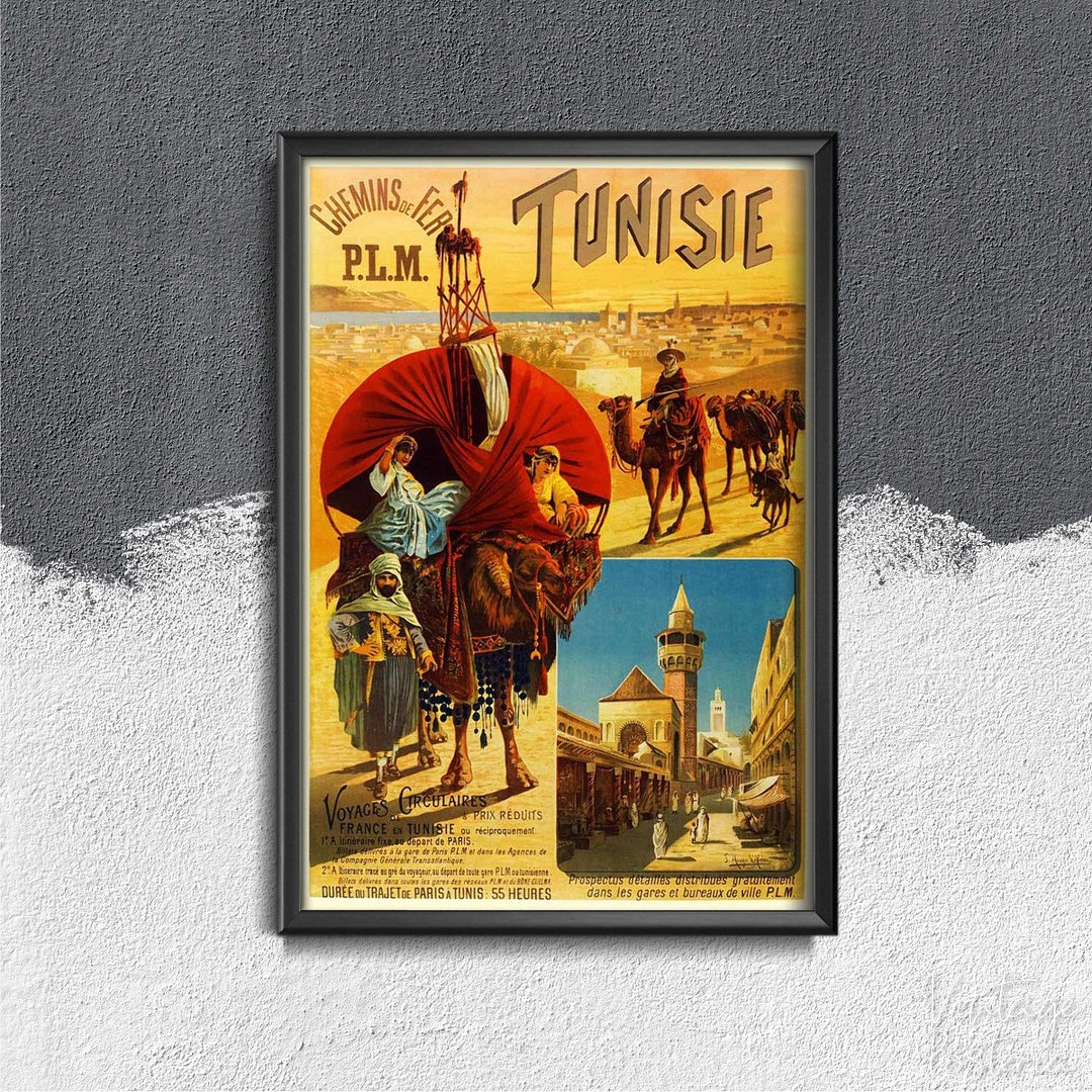 Sté MARITIME MéDITERRANéE TUNISIE Rf194 - POSTER HQ 50x70cm d