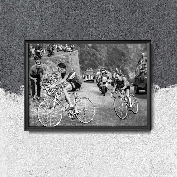 Tour France Coppi Vintage Poster Etsy Österreich