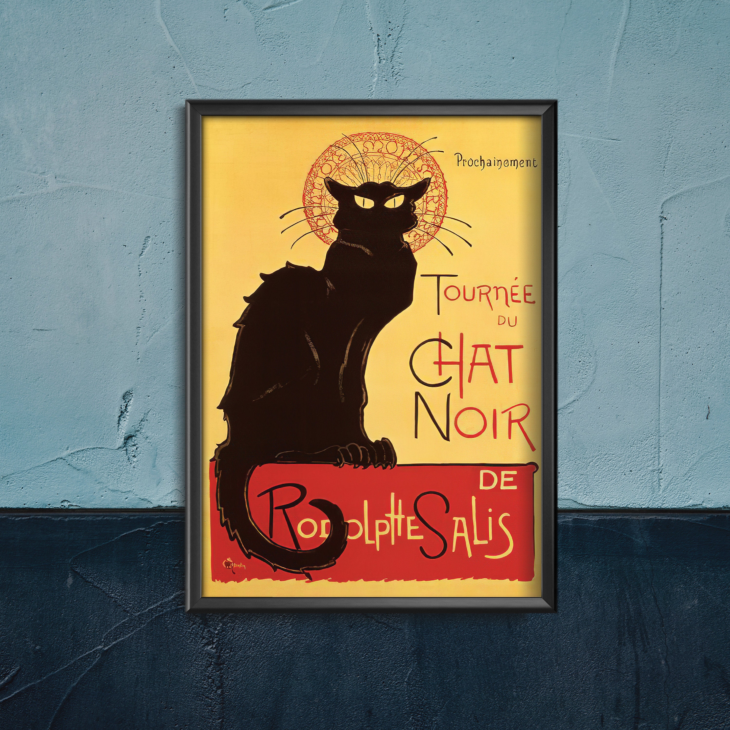 Rodolphe Salis Le Chat Noir Poster Vintage Poster Vintage Etsy