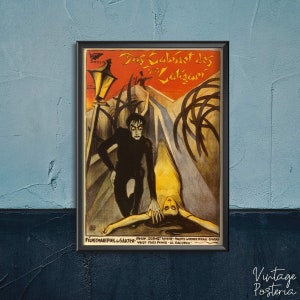 Das Kabinett des Dr. Caligari Retro Poster, Leinwand, Baumwolle, weitere Drucke, einfach zu provozieren #64