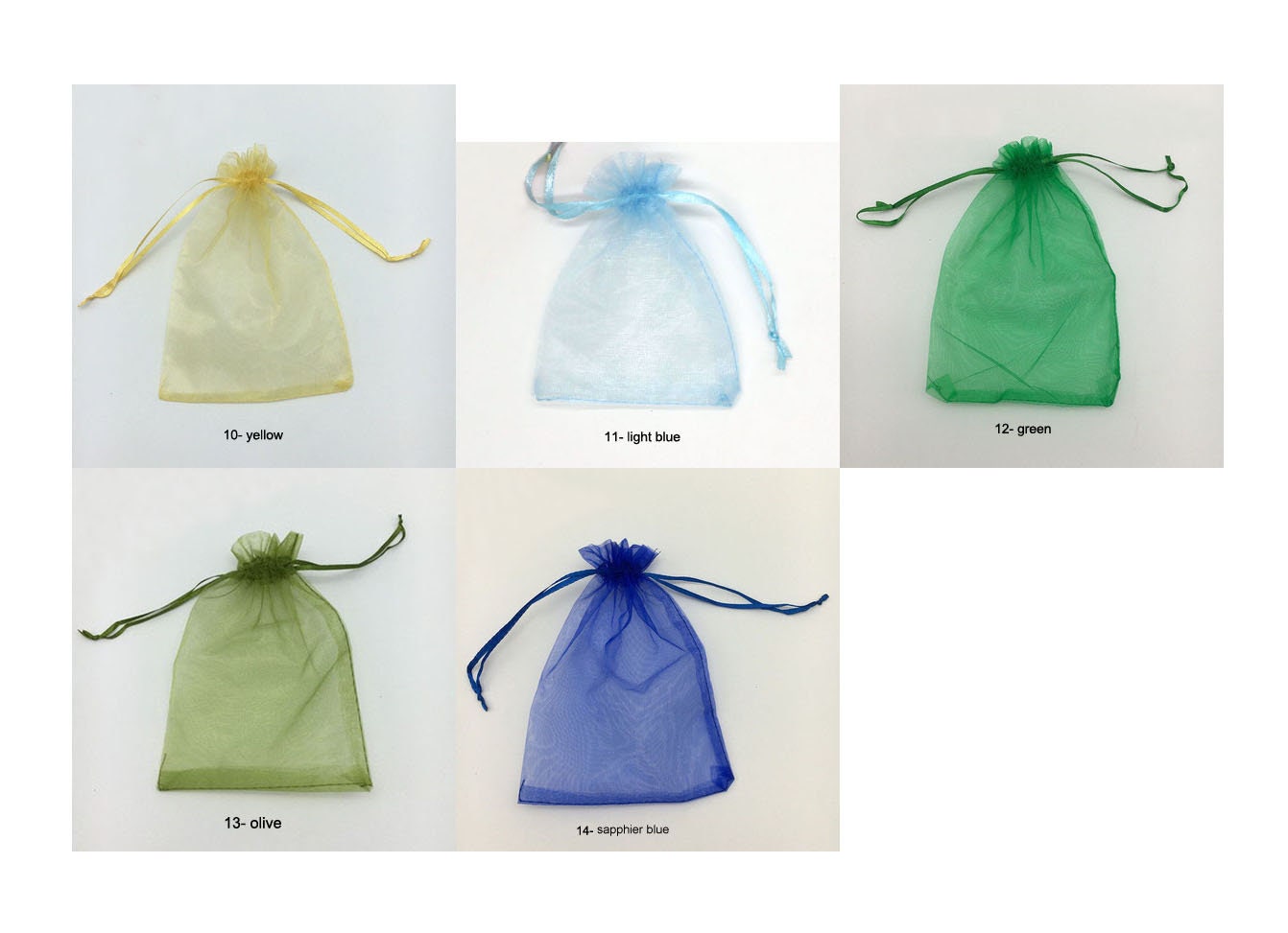 20 Pcs 3x2 Inch Mesh Bag Small Gift Bag Clear Organza Bag - Etsy