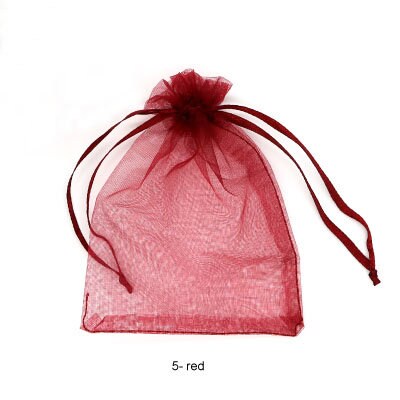 LotFancy 200 Pcs Organza Bags 4x6, Pink White Mesh Jewelry Bags for Party  Wedding 