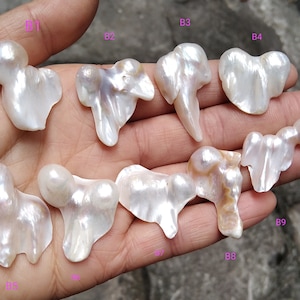 Super Large Baroque Freshwater Pearl, Irregular Pearl, Undrilled Pearl,for Artisian/Designer