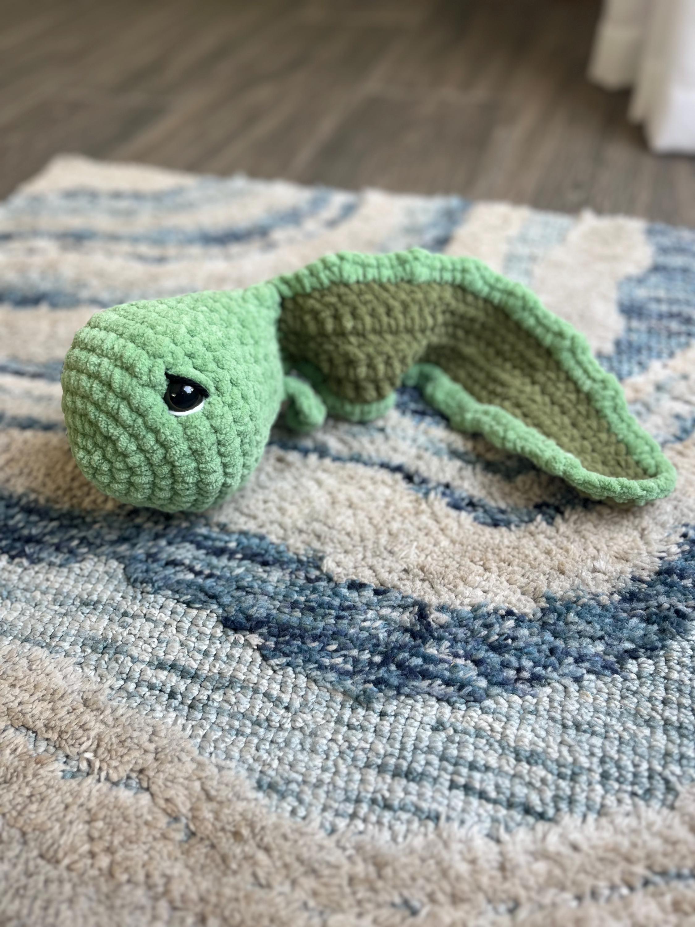 Tibbles the Tad Pole Crochet Pattern, Baby Frog, Armigurumi