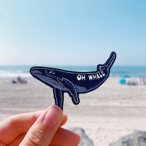 Oh Whale Humpback Whale Sticker