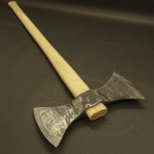 DOUBLE  bit Bearded Axe viking style Tomahawk Battle Axe