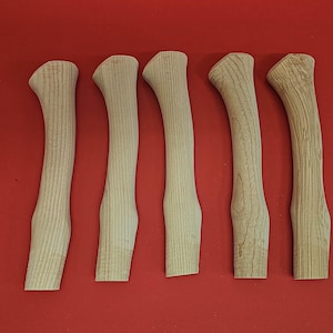 Lot of 5 pcs 9,4&quot; ( 240 mm ) Replacement Axe Handle blank, hand Crafted