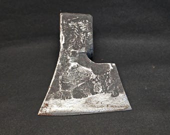 Forged Axe Head: 1.2 LBS Camping Bushcraft Hatchet