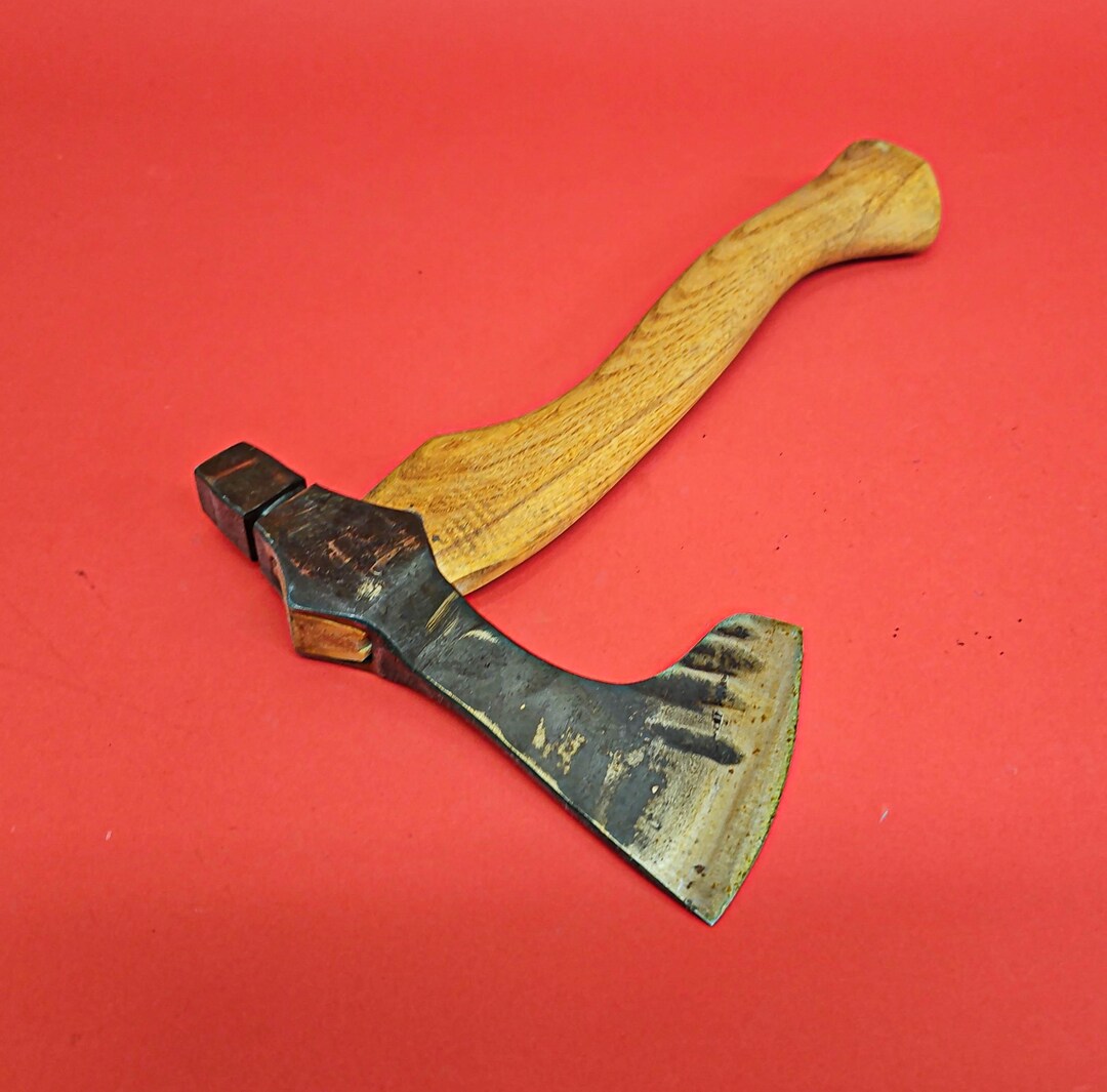 stroup トマホーク　手斧　キャンプ 手鍛造高炭素鋼トマホーク斧：ブッシュクラフトキャンプ用手斧