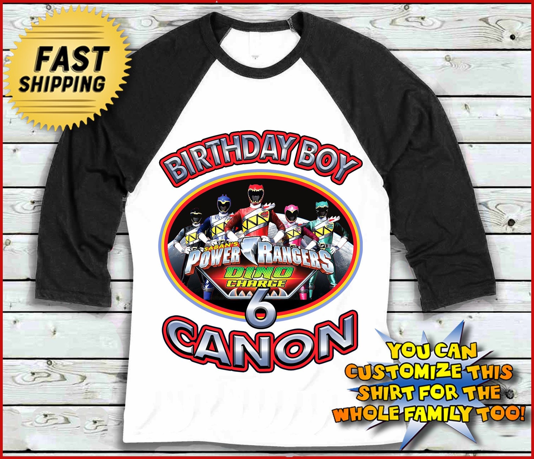 Power Rangers Youth Long Sleeve T Shirt