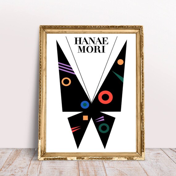 Ikko Tanaka Japanese Poster Hanae Mori 1978 Edited Etsy Ikko Tanaka Japanese Poster Hanae Mori 1978 Edited Etsy