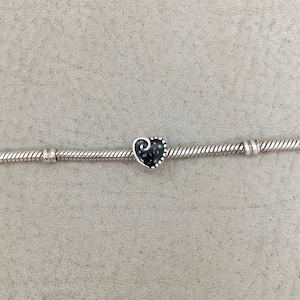 Heart Slide Charm, Ashes Jewelry