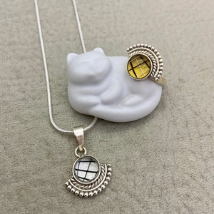Sterling Beaded Sunrise, Whisker Jewelry