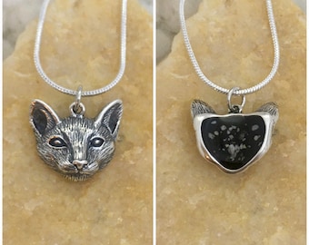 Kitty Ashes Pendant, Sterling Silver