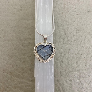 Ornate Heart Pendant, Whisker Jewelry