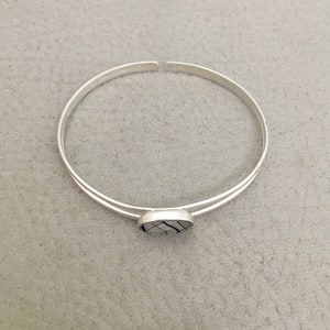 Sterling Whisker Bangles, Fur and Ashes, Whisker Jewelry image 7