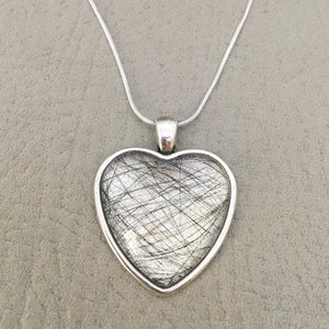 The Lilly, Heart Whisker Necklace, Whisker Jewelry image 7