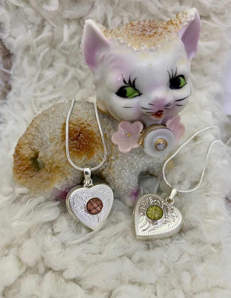 Sterling Love Lockets, for Whisker or Ashes image 4