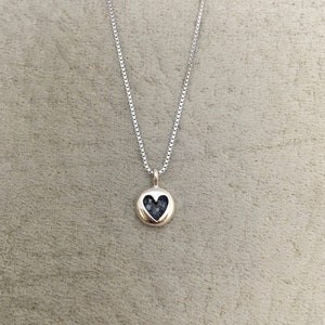 Sterling Heart Ash Necklace