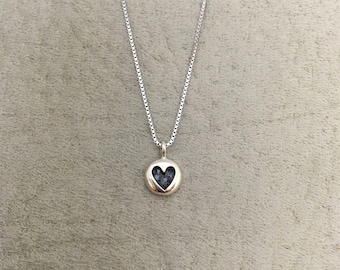 Sterling Heart Ash Necklace