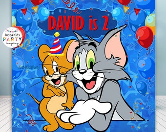 Tom And Jerry Fondant Etsy