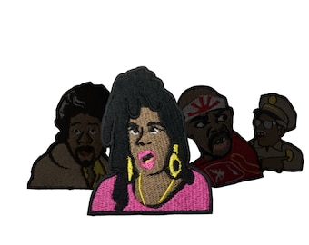 Black Culture Patches | Afrocentric Embroidered Patches | Melanin, Hip Hop, HBCU, Black Pride SEW-ON