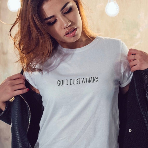 Gold Dust Woman organic cotton t-shirt