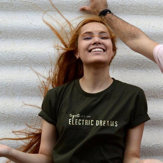 Electric Dreams organic cotton t-shirt
