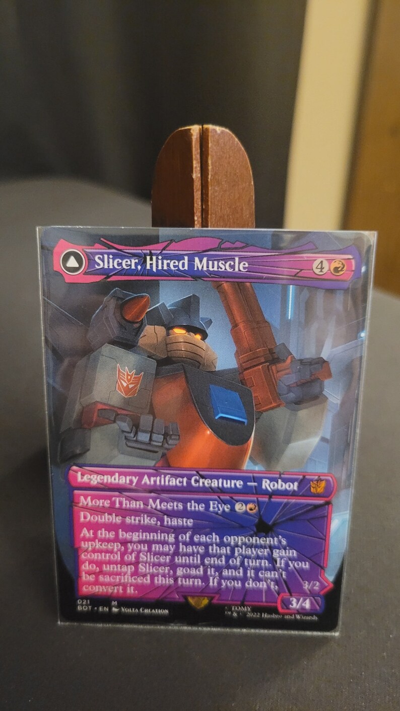 MTG Extended Art/slicer Hired Muscle/slicer High Speed Etsy