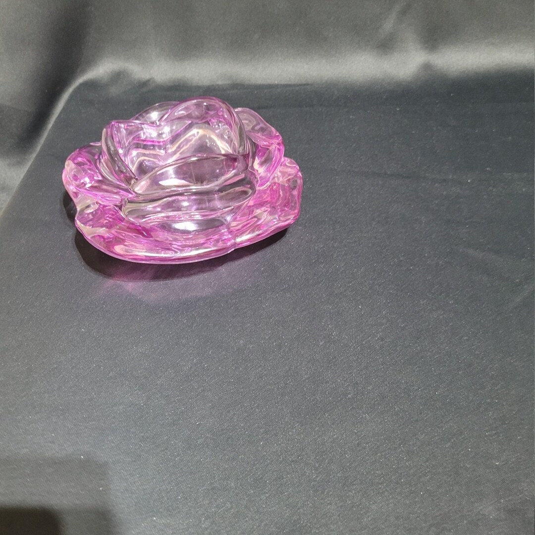 Shannon Crystal Candle Holder/home & Office Decor/vintage Etsy