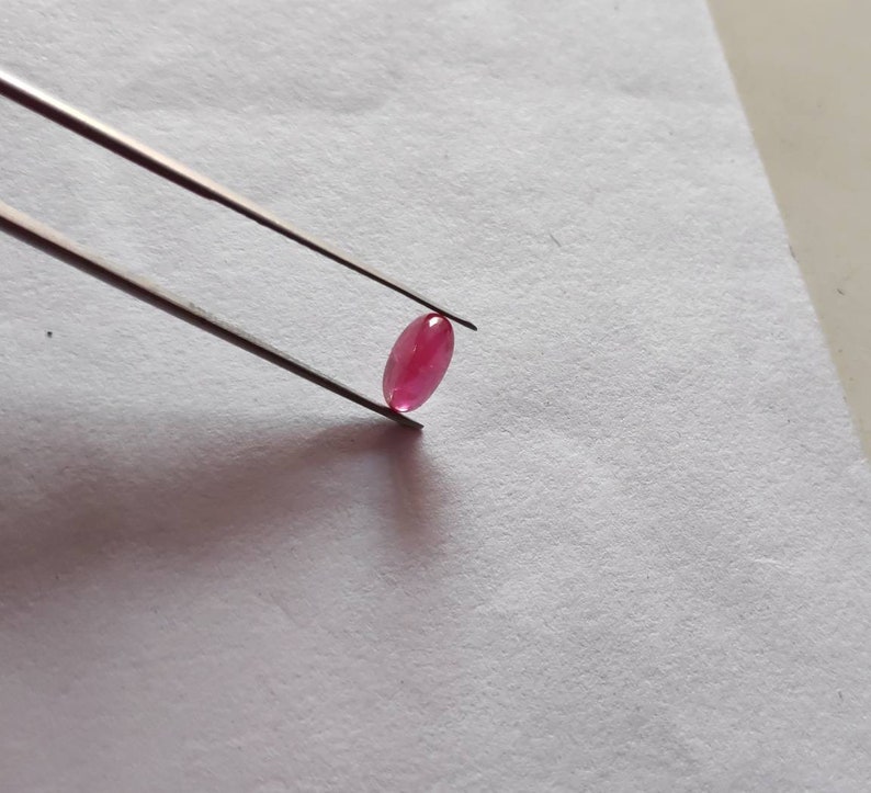 Loose Natural Ruby shops Oval Cabochon 8×4mm Size Oval pink red Ruby Oval Cabochon 1 carat approx Weight Specially for Ring purpose Christmas gift