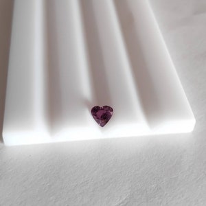 Beautiful Natural Rare Ruby Heart Shape Faceted Cut Stone Ruby Heart Cut Stone 5mm Size for Ring pendant jewelry and Gifts purpose