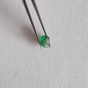 Natural Emerald Leaf Carvings Emerald Carving Antique Look Emerald Leaf Carvings for Jewellery  Pendants and Heritage Emerald Vintage emrald