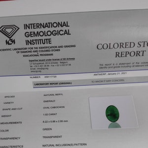 Igi zertifiziert natürliche Muzo Smaragd 7×5mm und 8×6mm Größe ovale Form Cabochon Edelsteine Smaragd für Ringe Ohrringe Jewlery und